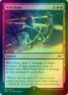 Well Done [128] [Unfinity] [Foil]