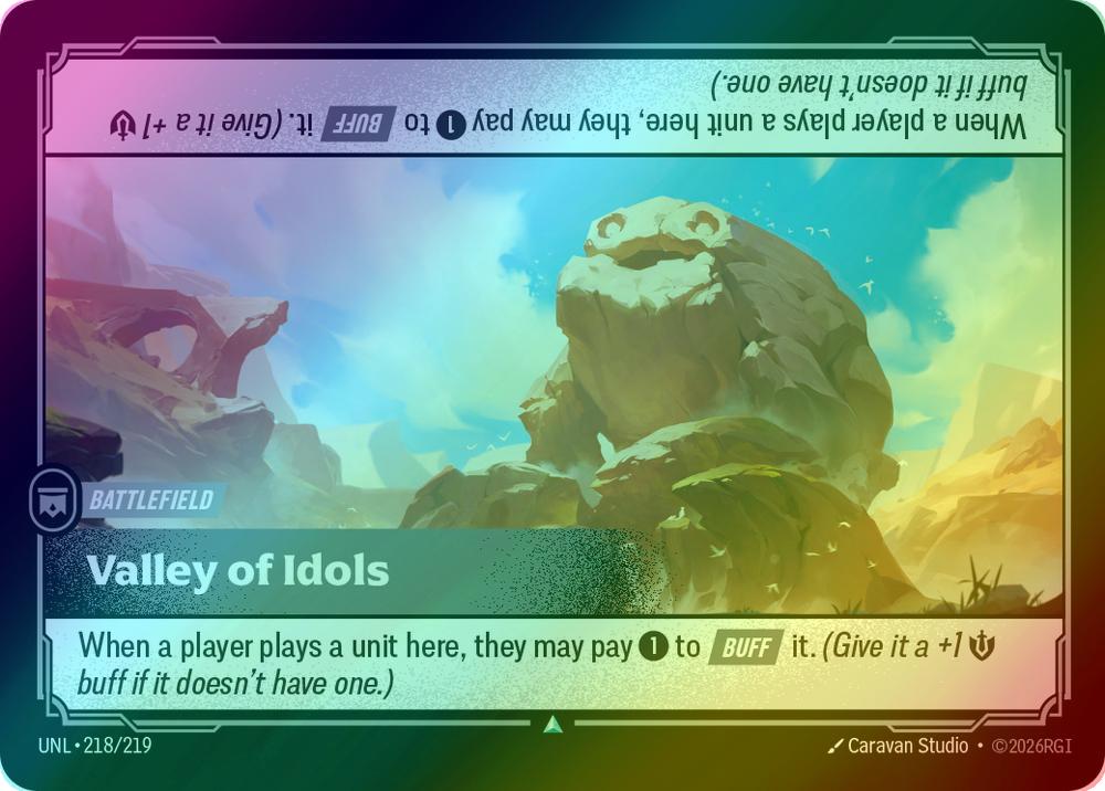 Valley of Idols - 218/219 [Unleashed] [Foil]
