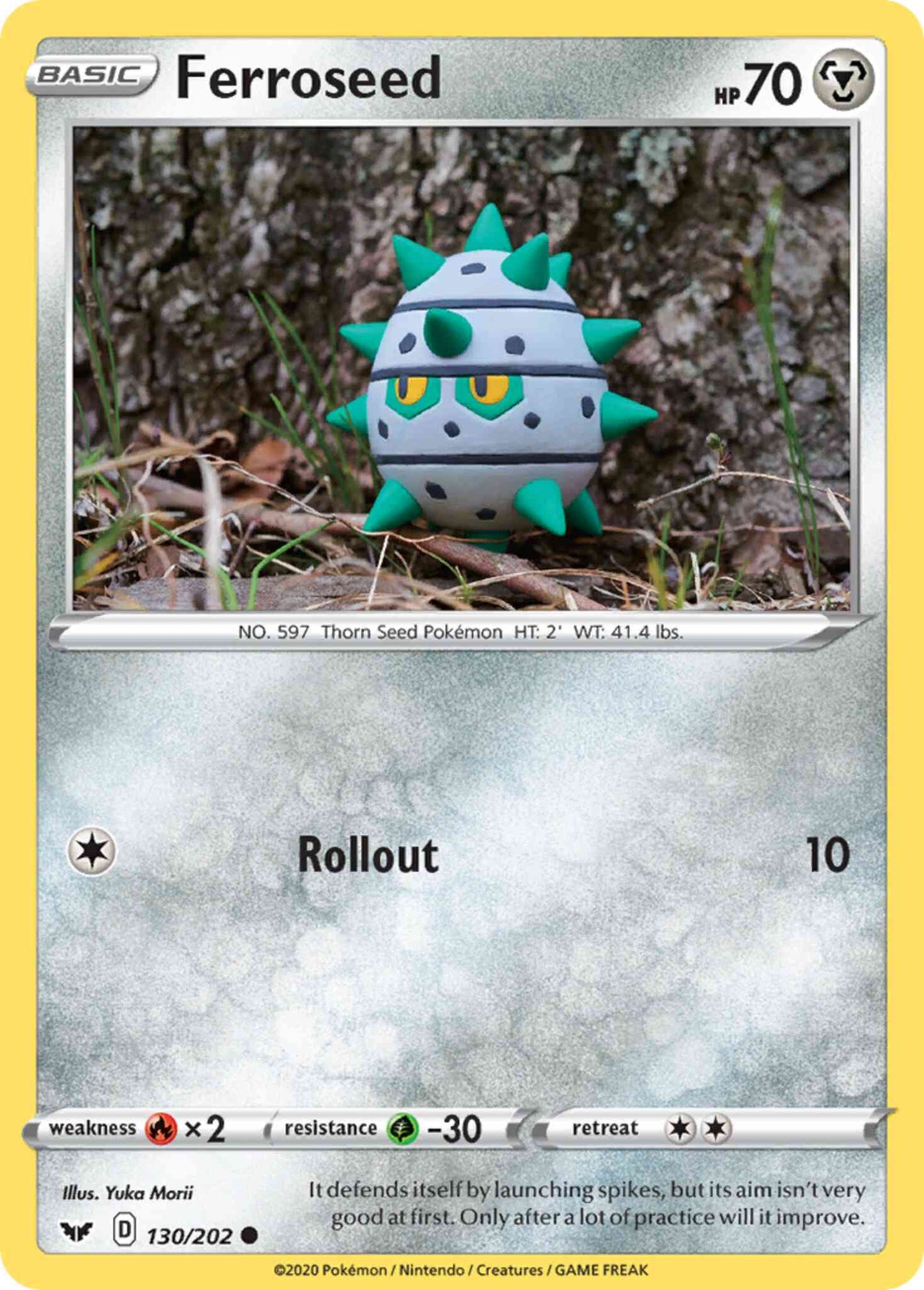 Ferroseed - 130/202 - Common [swsh1-130] [Reverse Holo]