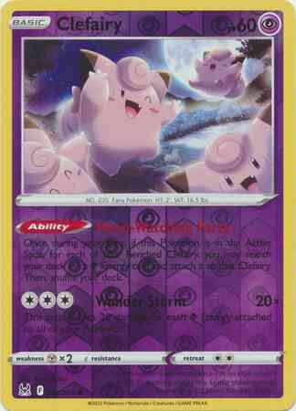 Clefairy - 062/196 - Common [swsh11-062] [Reverse Holo]