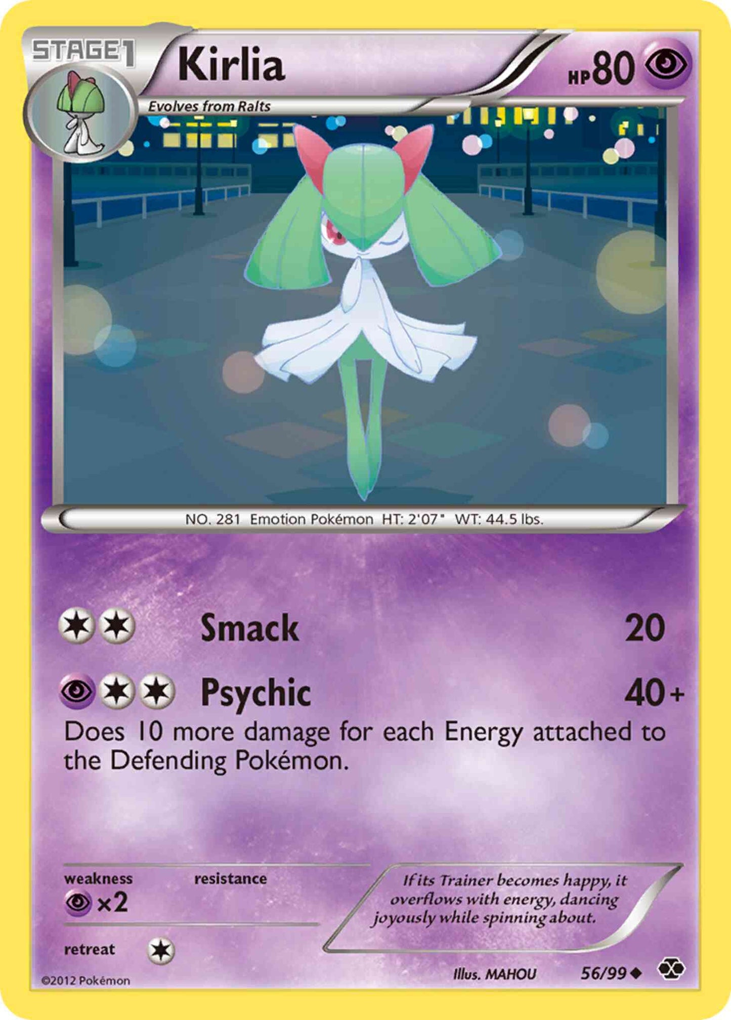 Kirlia - 56/99 - Uncommon [bw4-56] [Reverse Holo]
