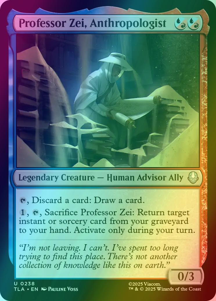 Professor Zei, Anthropologist [238] [Avatar: The Last Airbender] [Foil]