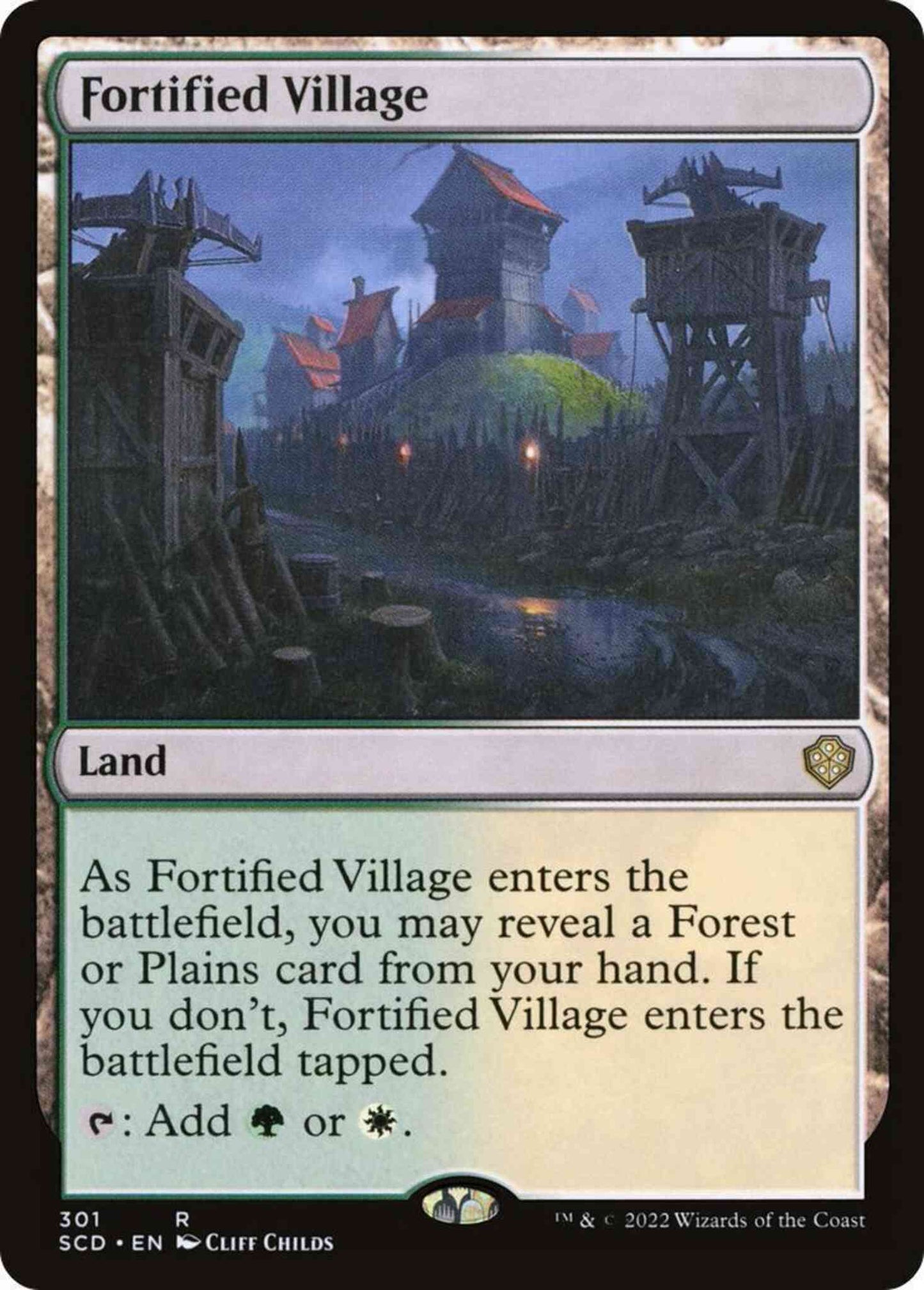 Fortified Village [301] [Starter Commander Decks] [Non-Foil]