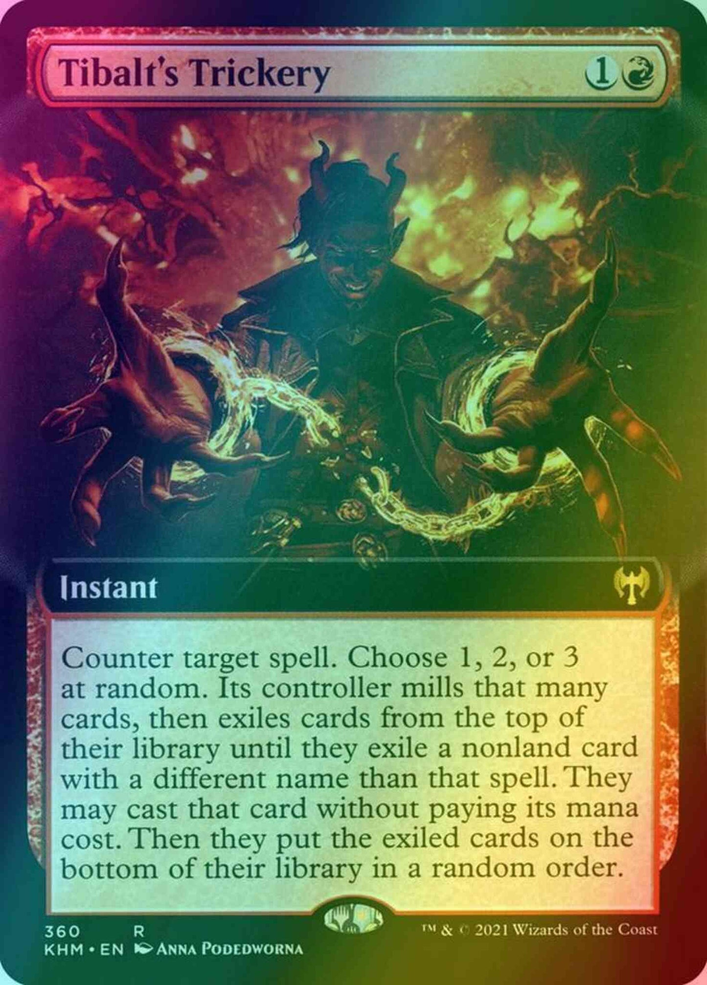 Tibalt's Trickery [360] [Extended Art] [Kaldheim] [Foil]