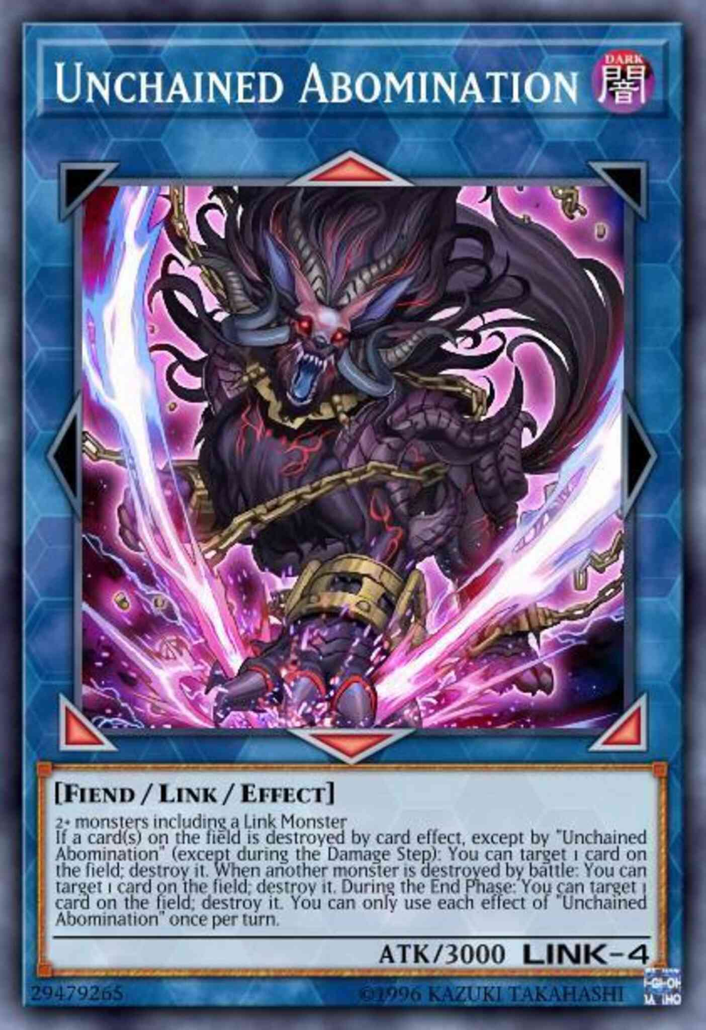 Unchained Abomination - CHIM-EN045 - Ultra Rare - 1st Edition