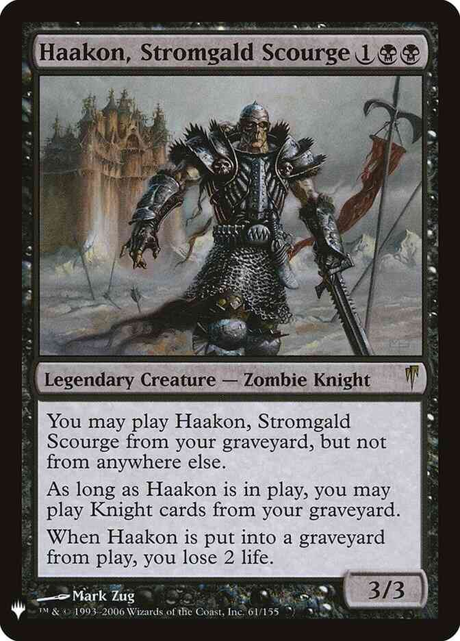 Haakon, Stromgald Scourge [CSP-61] [The List] [Non-Foil]