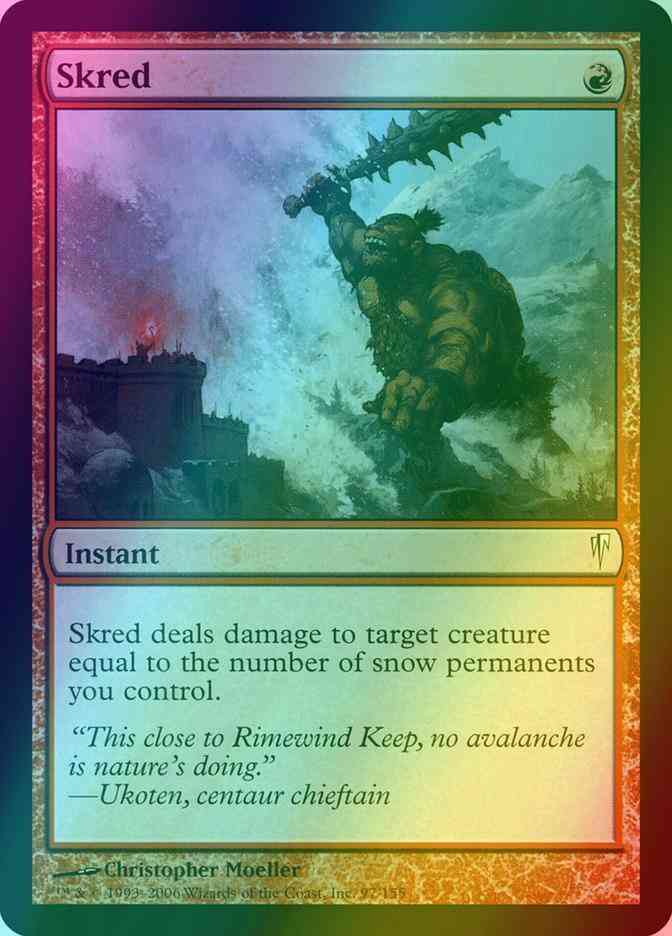 Skred [97] [Coldsnap] [Foil]
