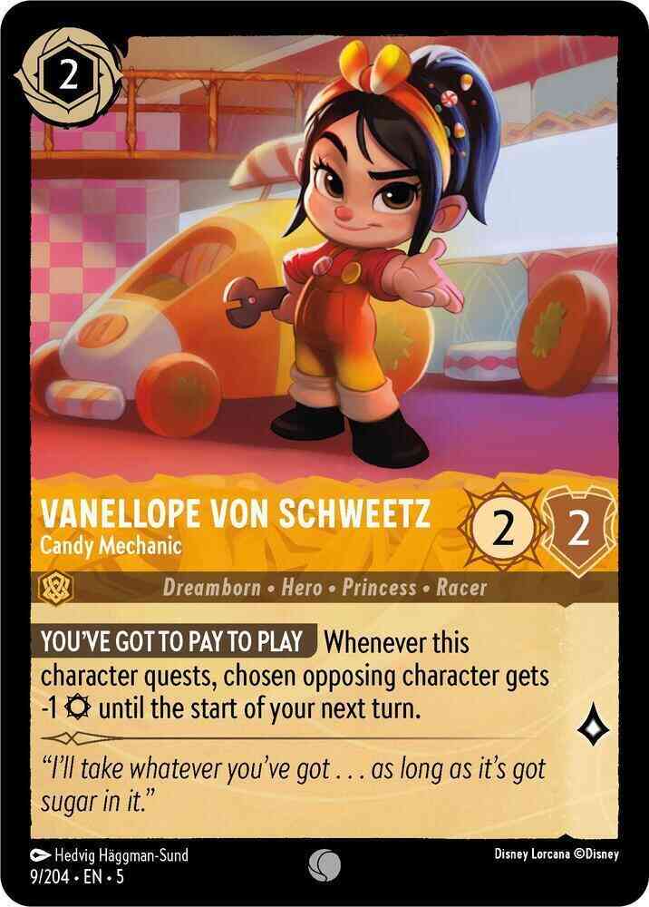 Vanellope von Schweetz - Candy Mechanic - 9/204 [Shimmering Skies] [Non-Foil]