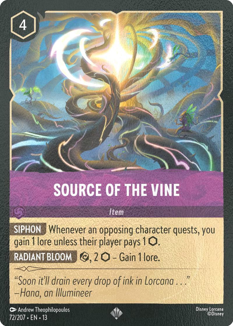 Source of the Vine - 72/204 [Attack of the Vine!] [Cold Foil]