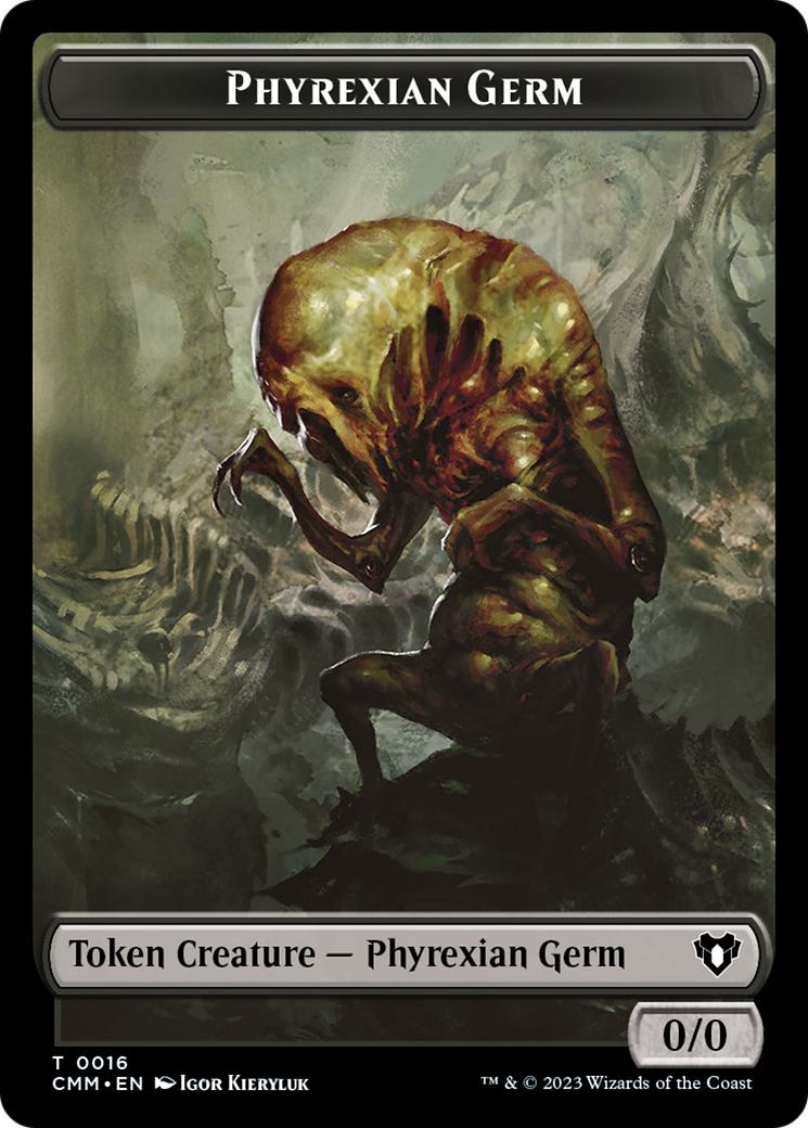 Eldrazi Token (01) // Phyrexian Germ Token (16) [Commander Masters: Tokens] [Non-Foil]