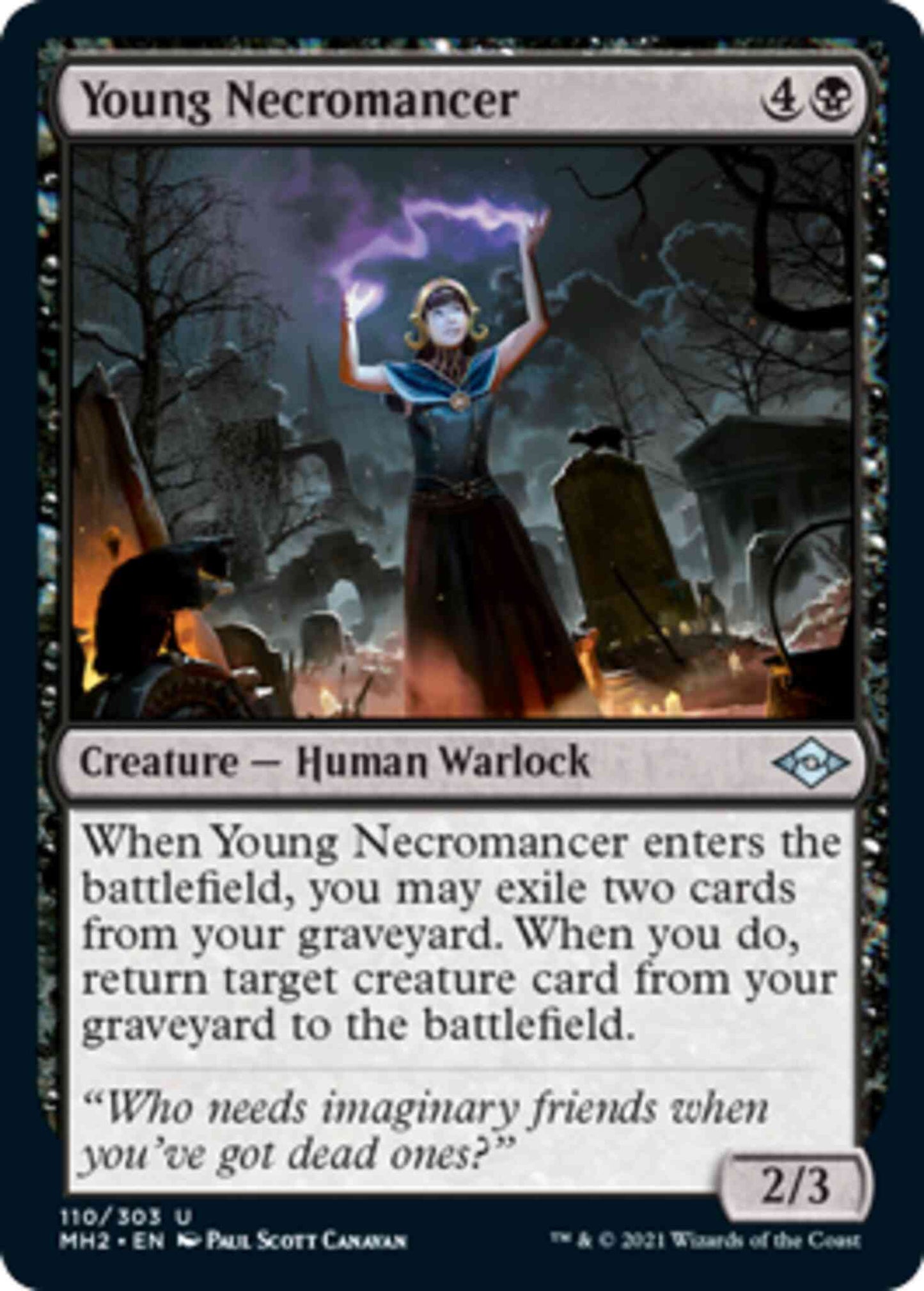 Young Necromancer [110] [Modern Horizons 2] [Non-Foil]