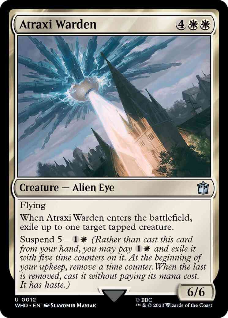 Atraxi Warden [12] [Universes Beyond: Doctor Who] [Non-Foil]