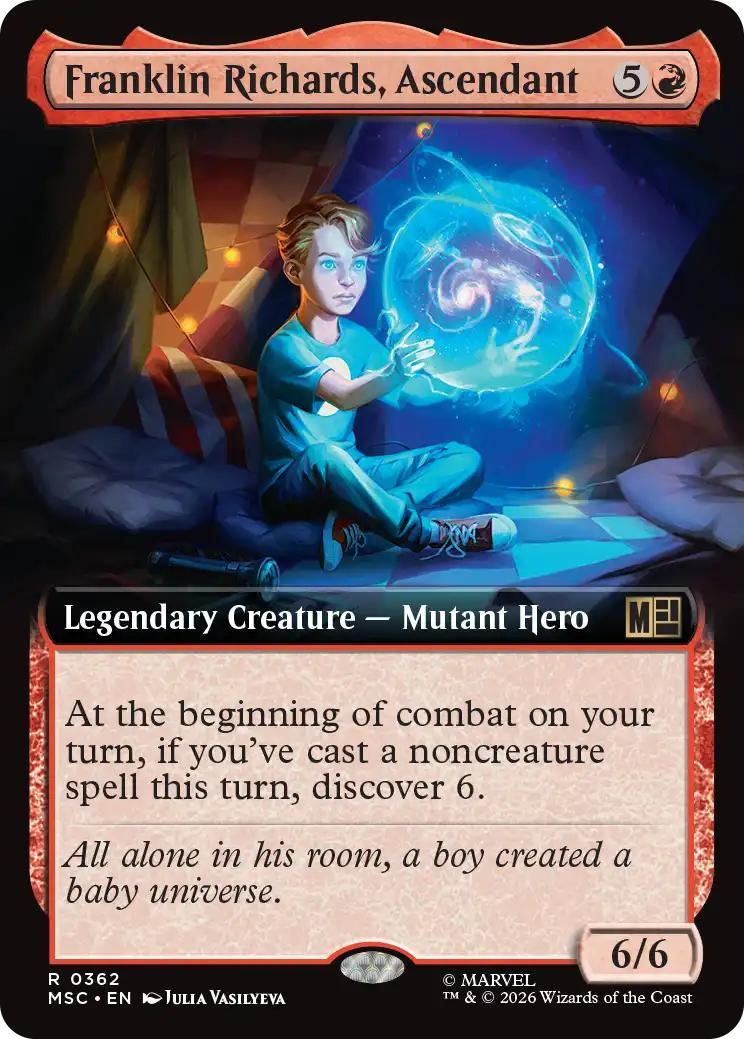 Franklin Richards, Ascendant [362] [Extended Art] [Marvel Super Heroes: Commander] [Non-Foil]