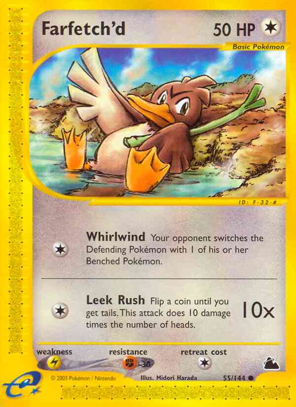 Farfetch'd - 55/144 - Common [ecard3-55] [Reverse Holo]