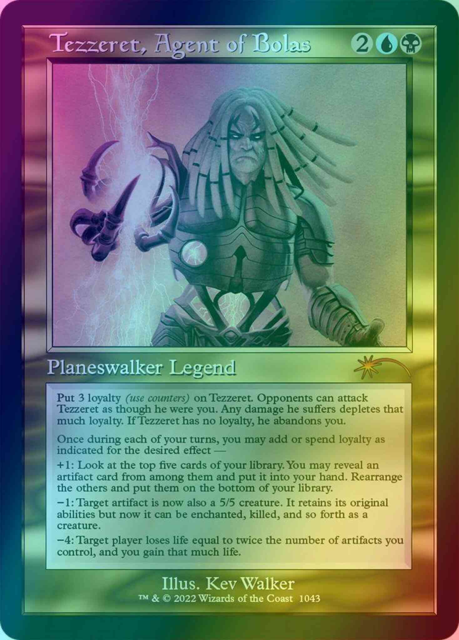 Tezzeret, Agent of Bolas [1043] [Retro Frame] [Time Trouble Two