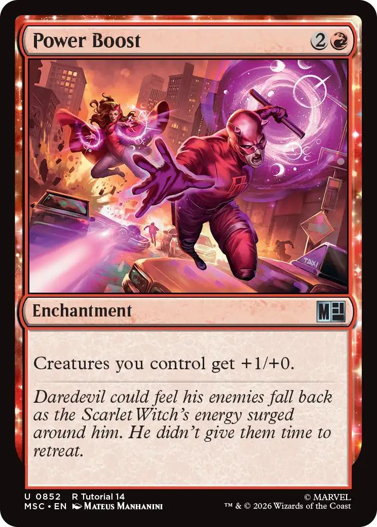 Power Boost [852] [Beginner Box] [Marvel Super Heroes: Commander] [Non-Foil]