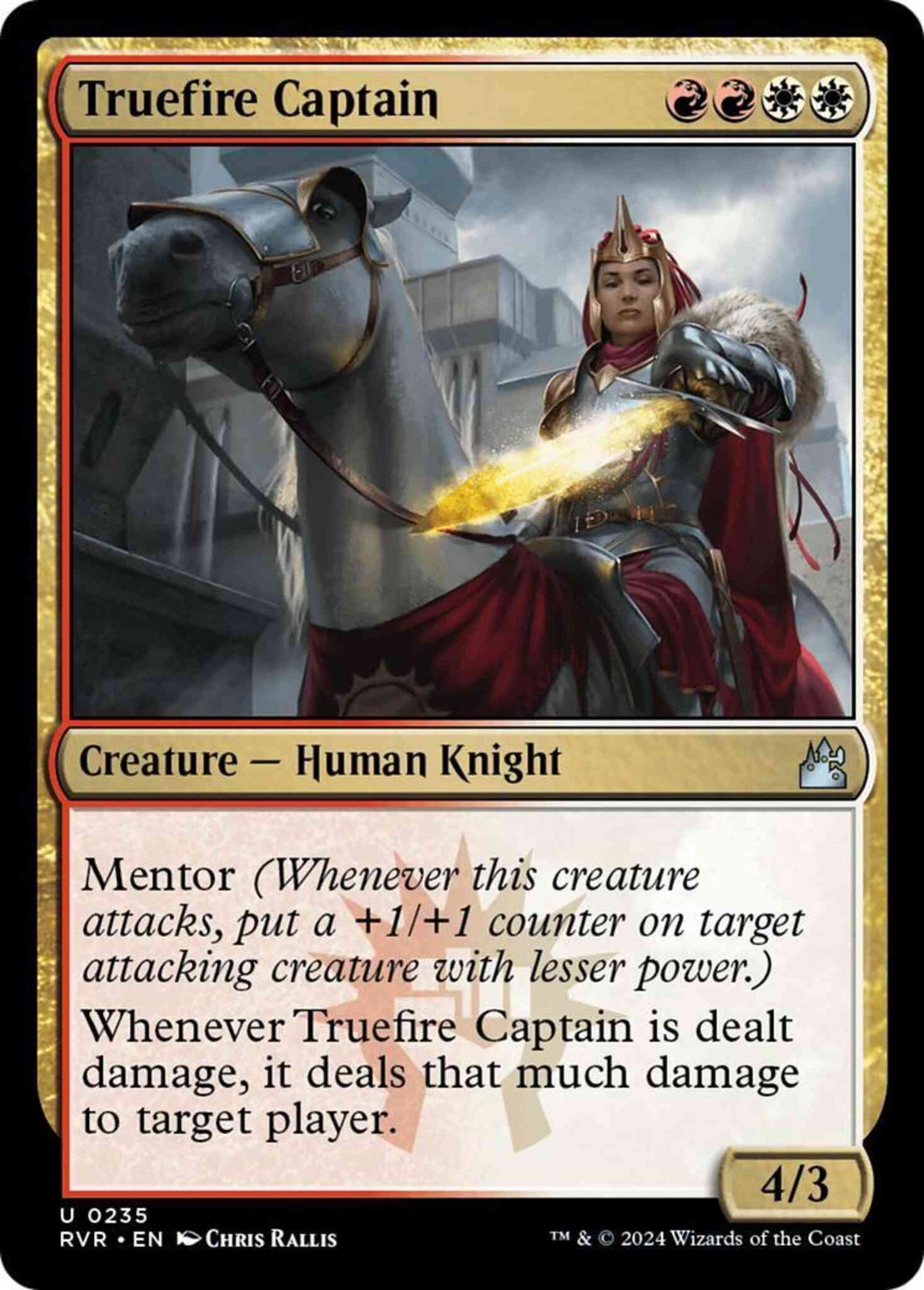 Truefire Captain [235] [Ravnica Remastered] [Non-Foil]