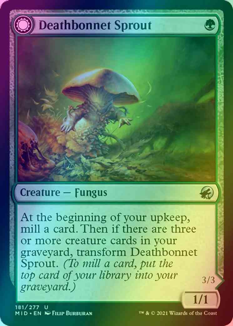 Deathbonnet Sprout // Deathbonnet Hulk [181] [Innistrad: Midnight Hunt] [Foil]