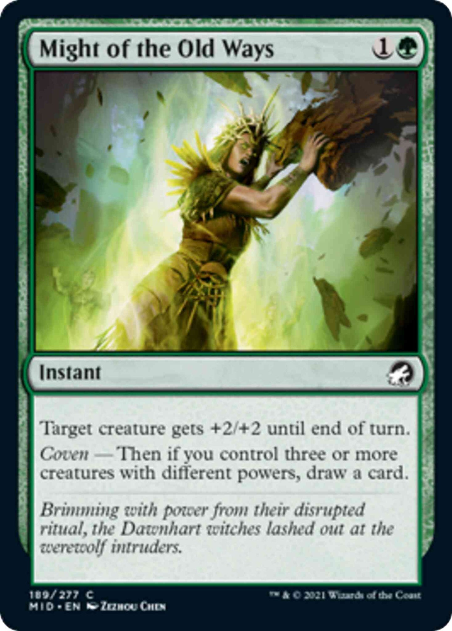 Might of the Old Ways [189] [Innistrad: Midnight Hunt] [Non-Foil]