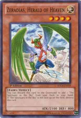 Zeradias, Herald of Heaven - SDLS-EN019 - Common - 1st Edition