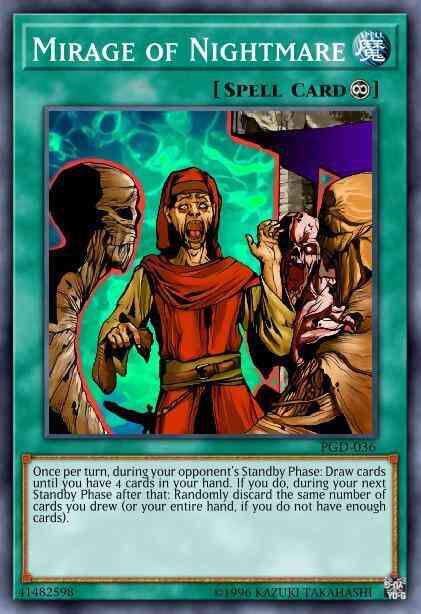 Mirage of Nightmare - PGD-036 - Super Rare - 1st Edition