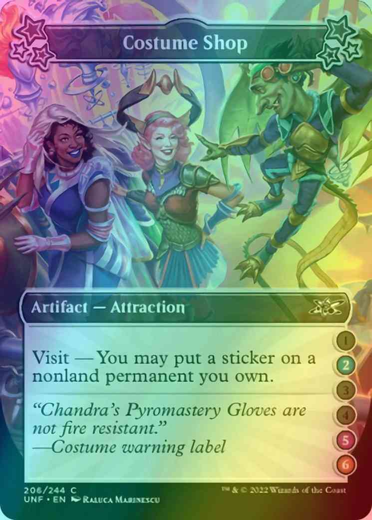 Costume Shop (2/5/6) [206c] [Borderless] [Unfinity] [Foil]