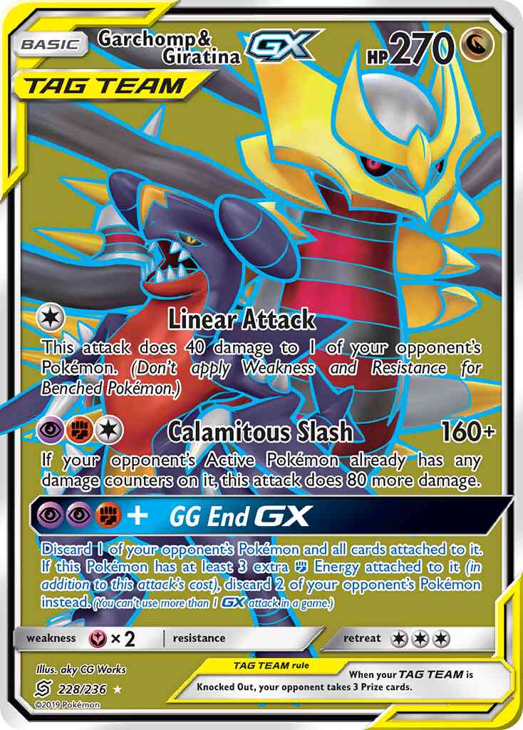 Garchomp & Giratina-GX - 228/236 - Rare Ultra [sm11-228] [Ultra]