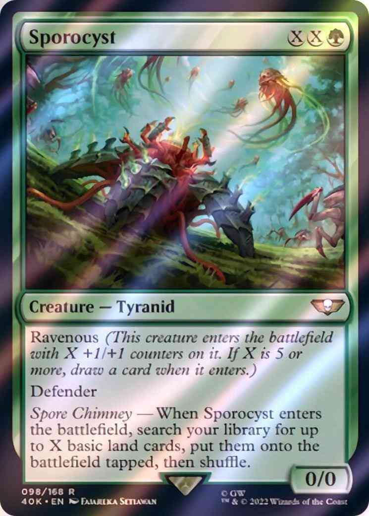 Sporocyst [98] [Universes Beyond: Warhammer 40,000] [Surge Foil]