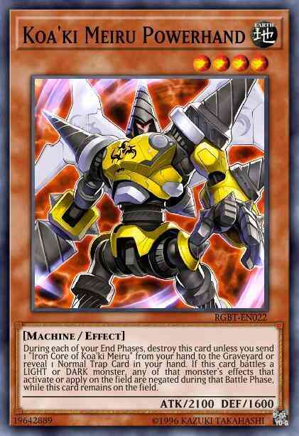Koa'ki Meiru Powerhand - RGBT-EN022 - Super Rare - Unlimited