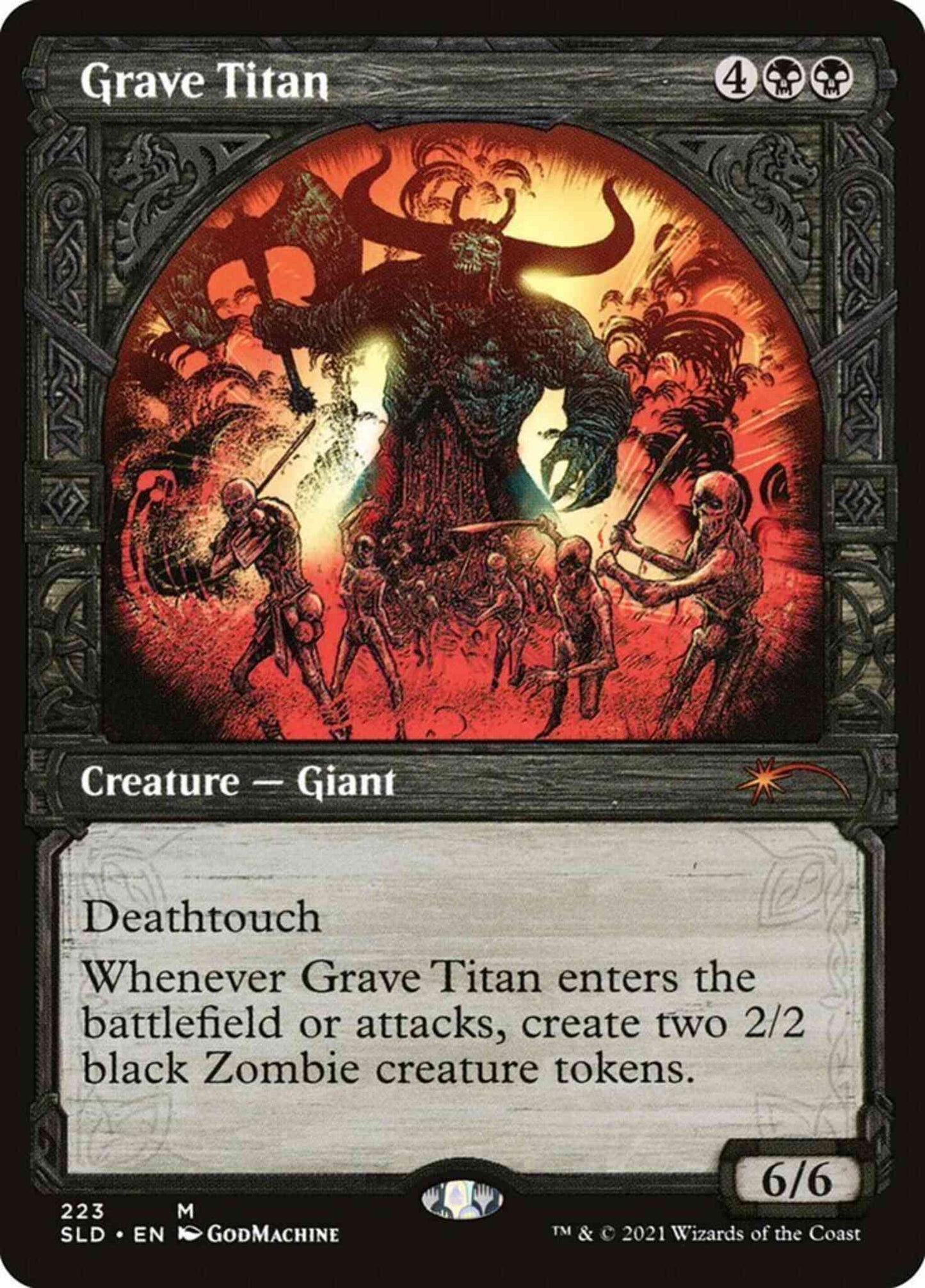 Grave Titan [0223] [Showcase: Kaldheim 2] [Secret Lair Drop] [Non-Foil]