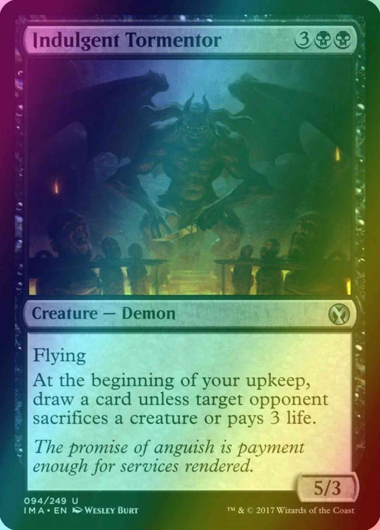 Indulgent Tormentor [94] [Iconic Masters] [Foil]