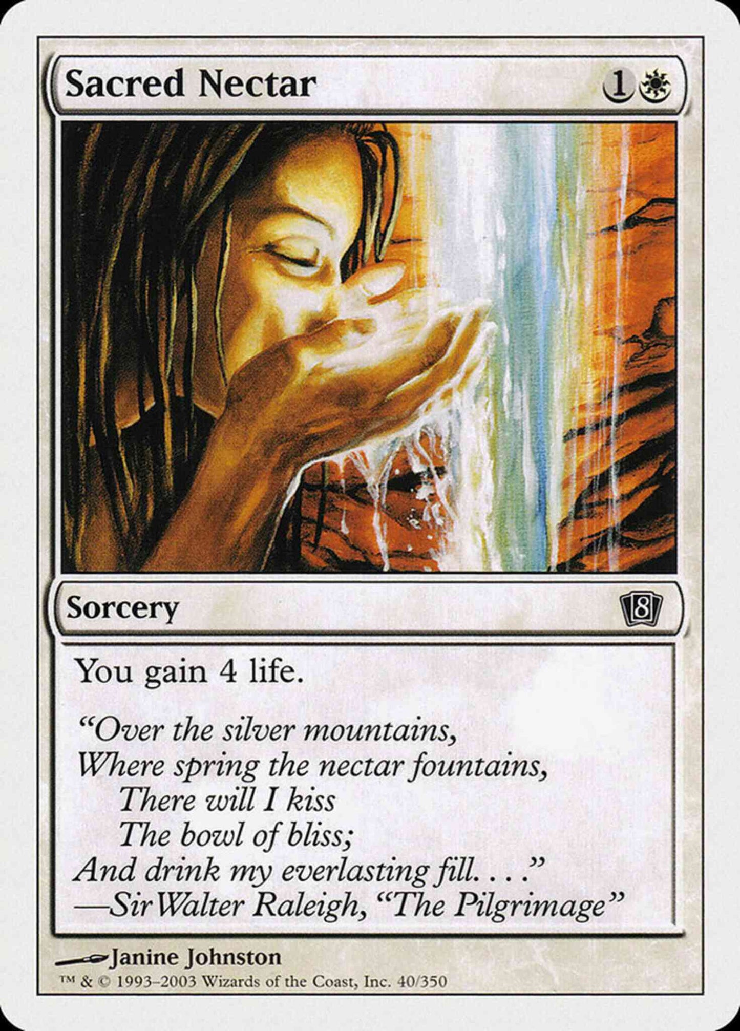 Sacred Nectar [40] [Eighth Edition] [Non-Foil]