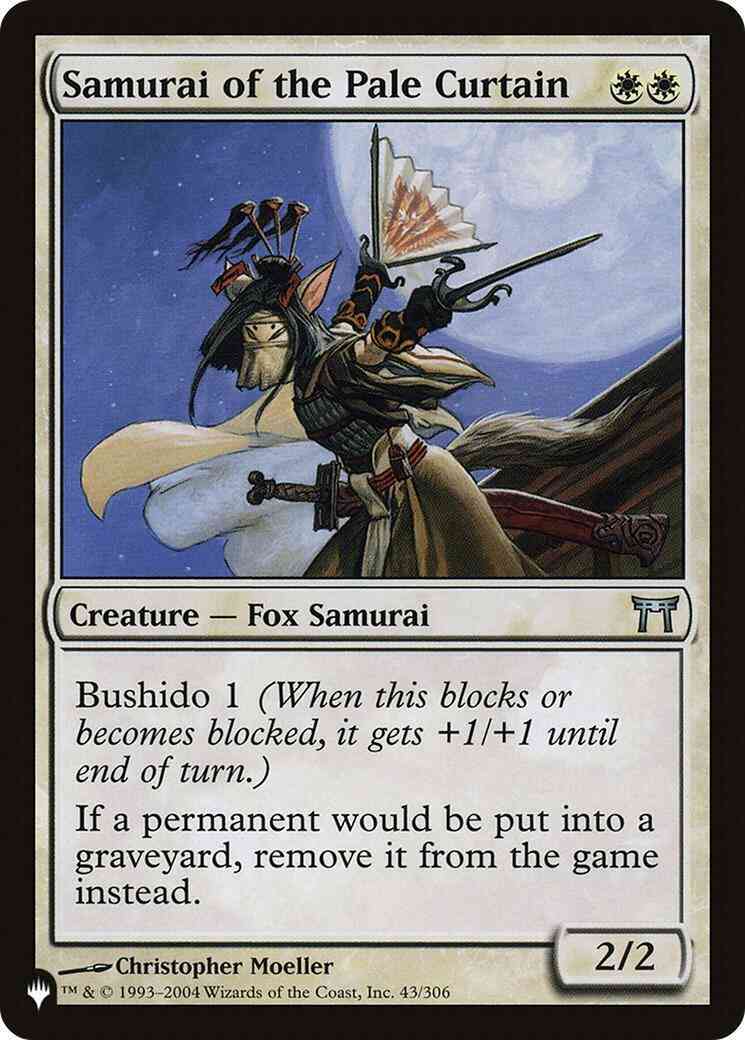 Samurai of the Pale Curtain [CHK-43] [The List] [Non-Foil]