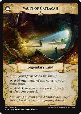 Storm the Vault // Vault of Catlacan [173] [Rivals of Ixalan] [Non-Foil]
