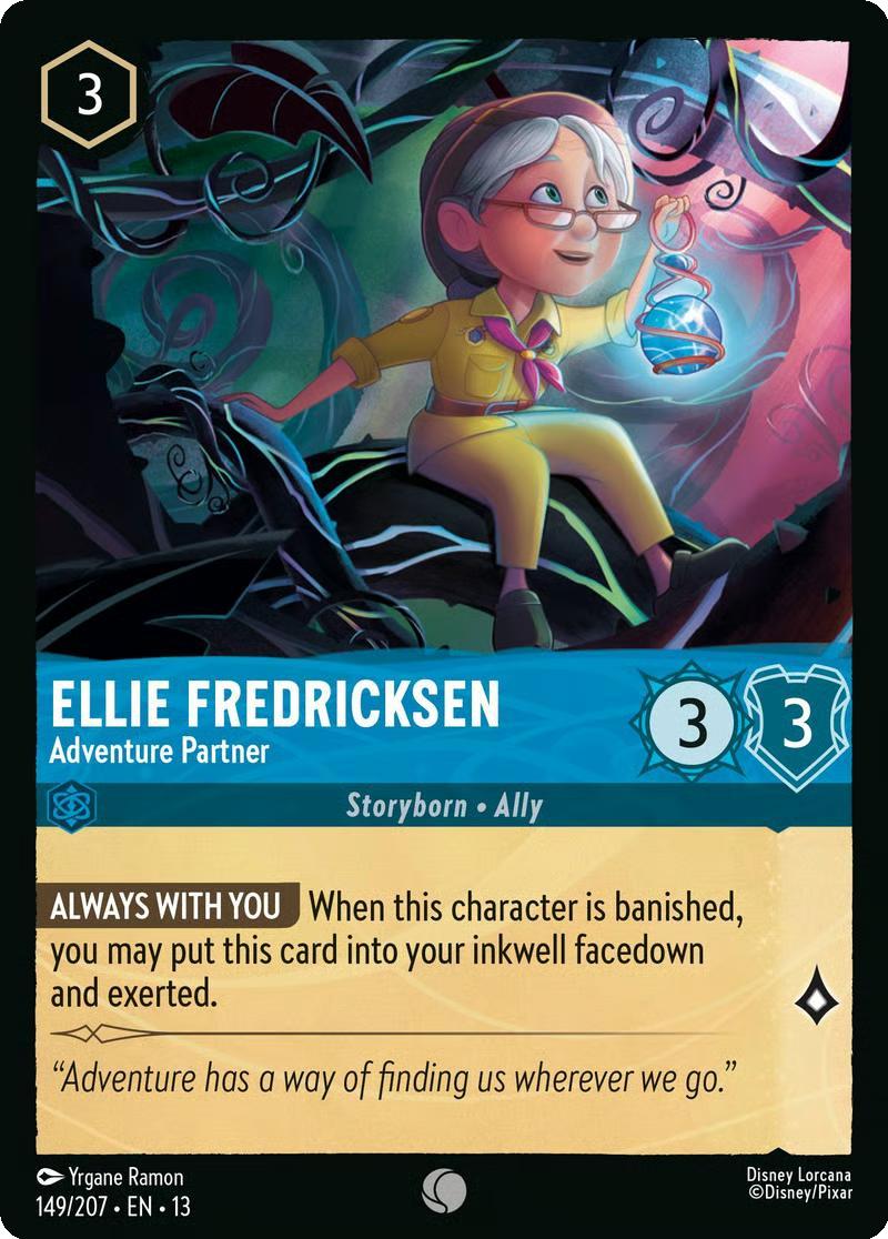 Ellie Fredricksen - Adventure Partner - 149/204 [Attack of the Vine!] [Non-Foil]