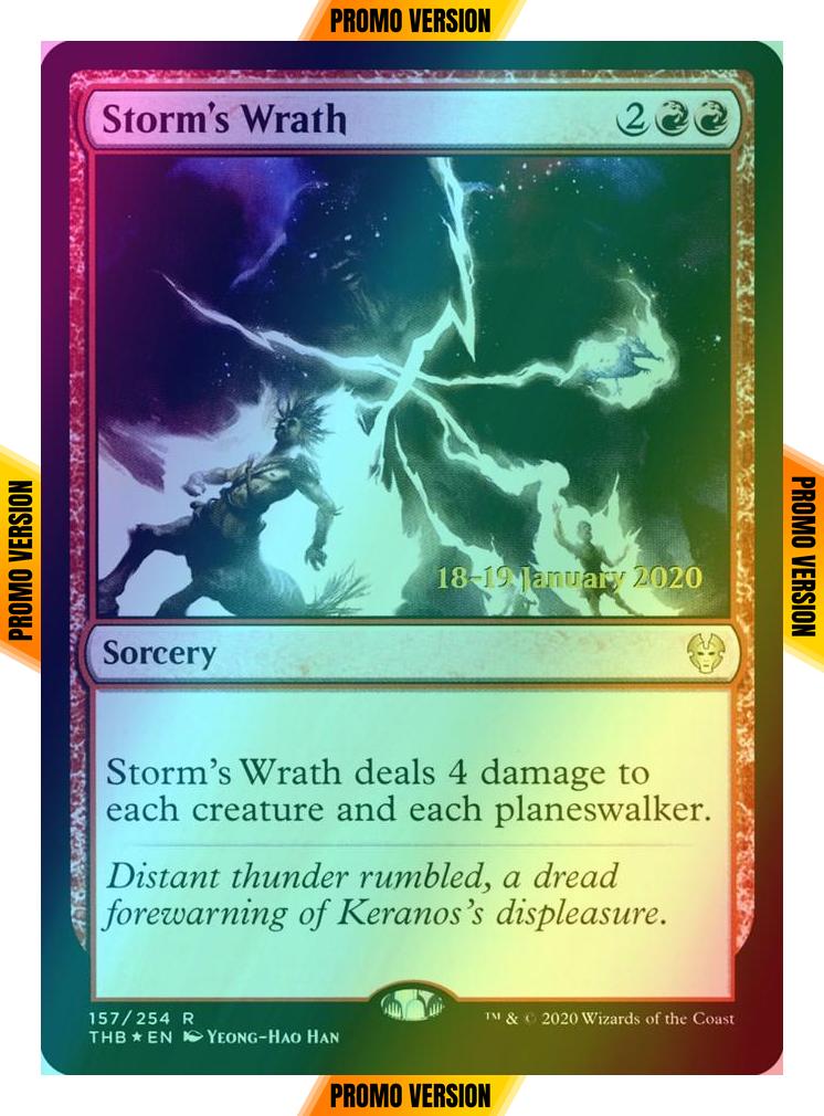Storm's Wrath [157s] [Theros Beyond Death Promos] [Foil]