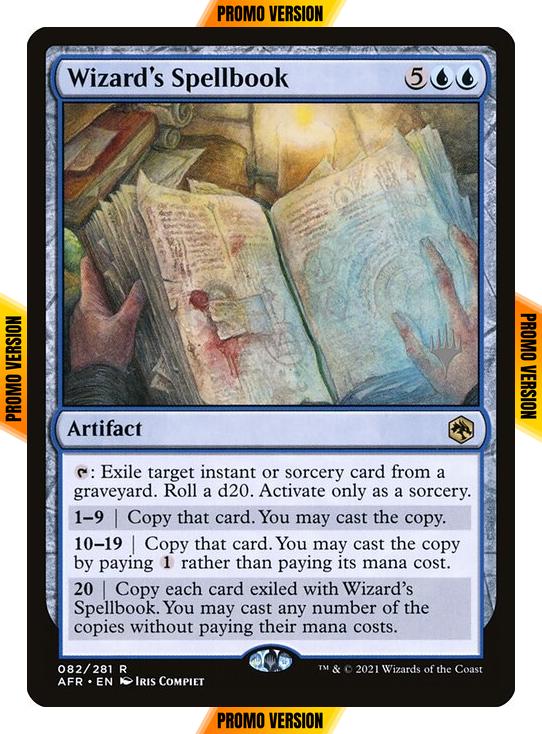 Wizard's Spellbook [Promo Pack] [82p] [Adventures in the Forgotten Realms Promos] [Non-Foil]