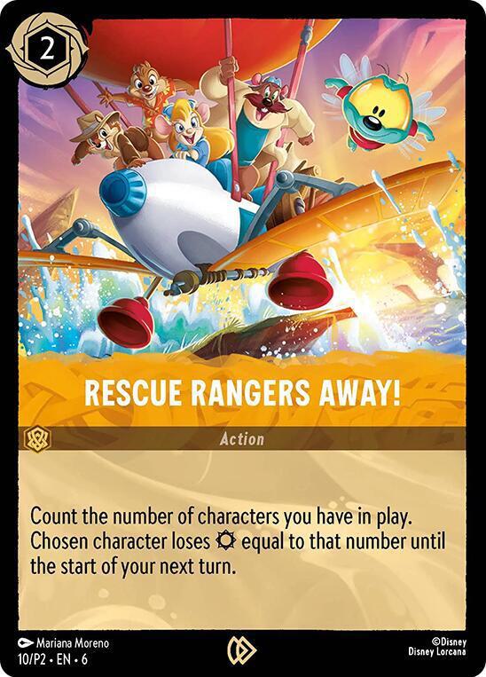 Rescue Rangers Away! - 10/P2 [Disney Lorcana Promo Cards] [Cold Foil]