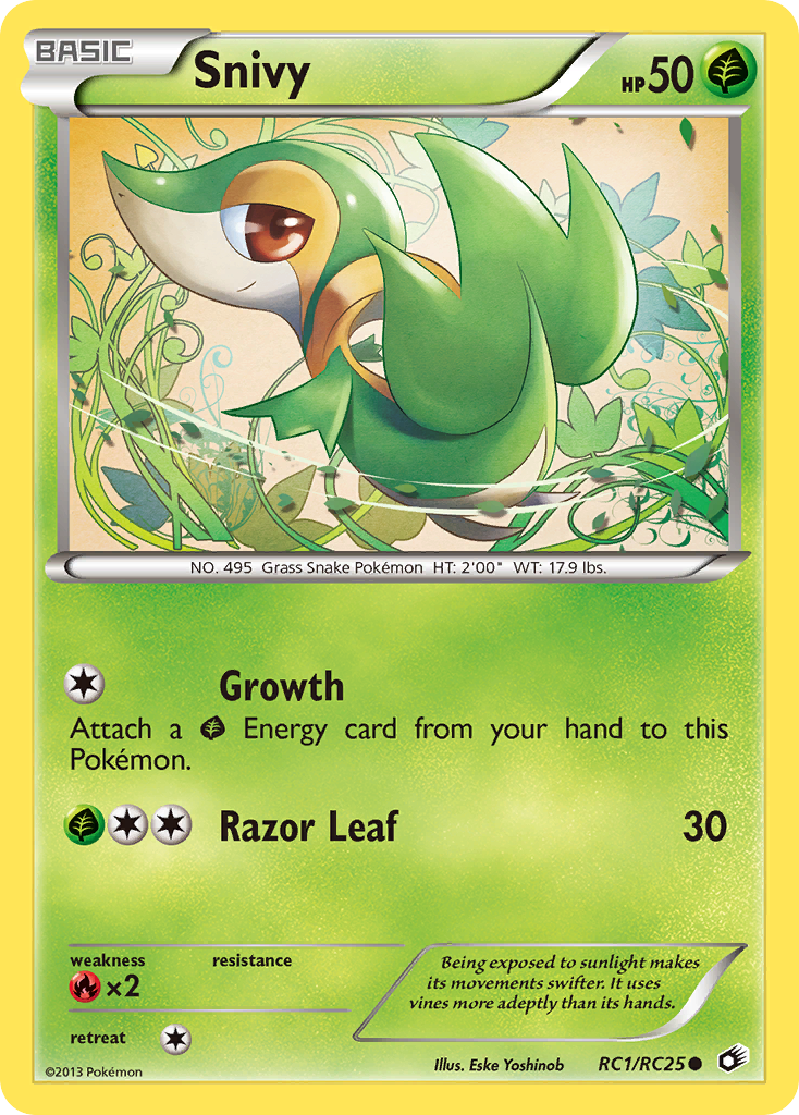 Snivy - RC1/RC25 - Common [bw11-RC1] [Holo]