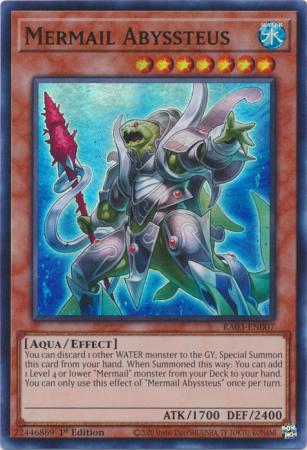 Mermail Abyssteus - RA03-EN007 - Super Rare - 1st Edition