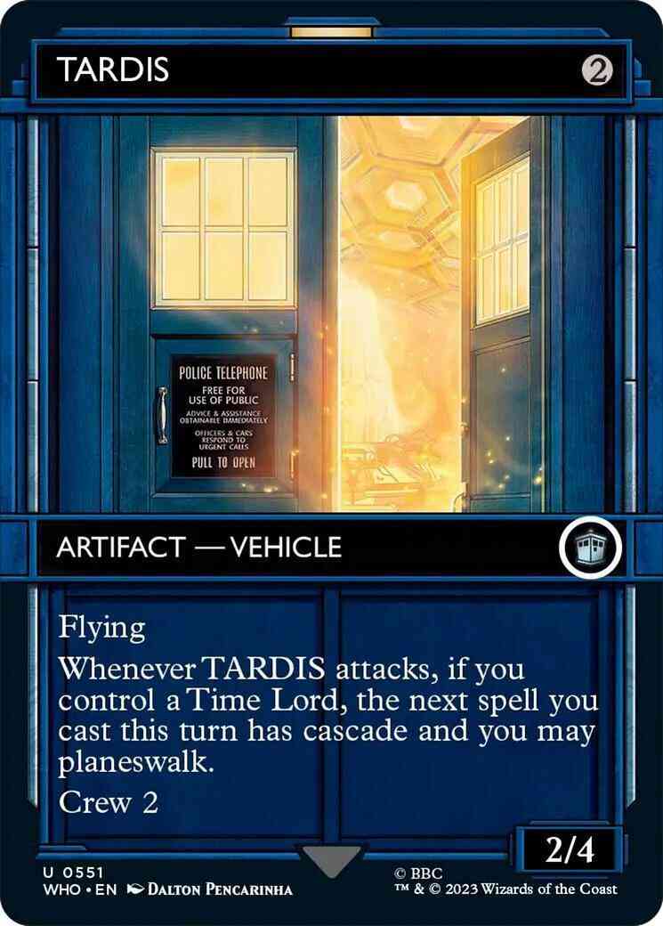 TARDIS [551] [TARDIS Showcase] [Universes Beyond: Doctor Who] [Non-Foil]