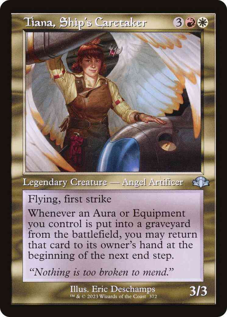 Tiana, Ship's Caretaker [372] [Retro Frame] [Dominaria Remastered] [Non-Foil]