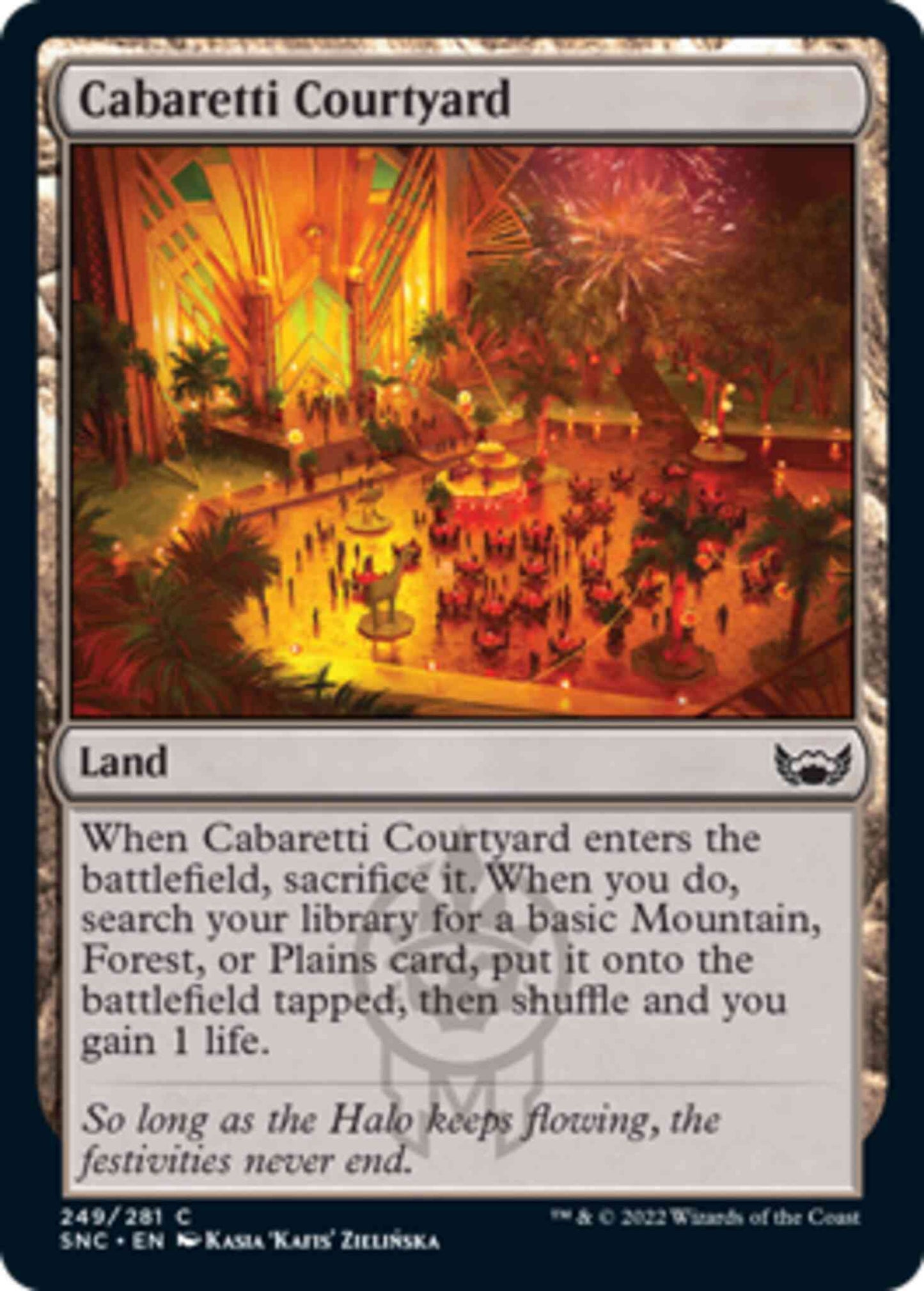 Cabaretti Courtyard [249] [Streets of New Capenna] [Non-Foil]