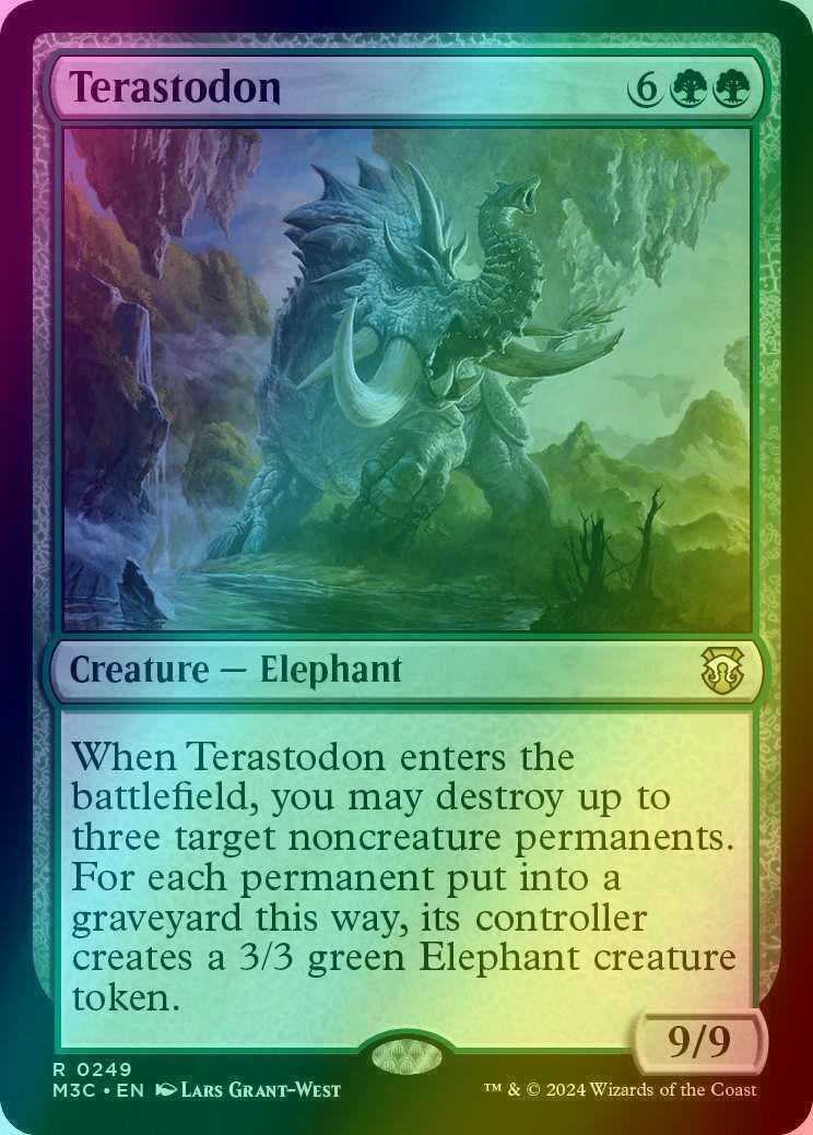 Terastodon [249] [Modern Horizons 3: Commander] [Ripple Foil]