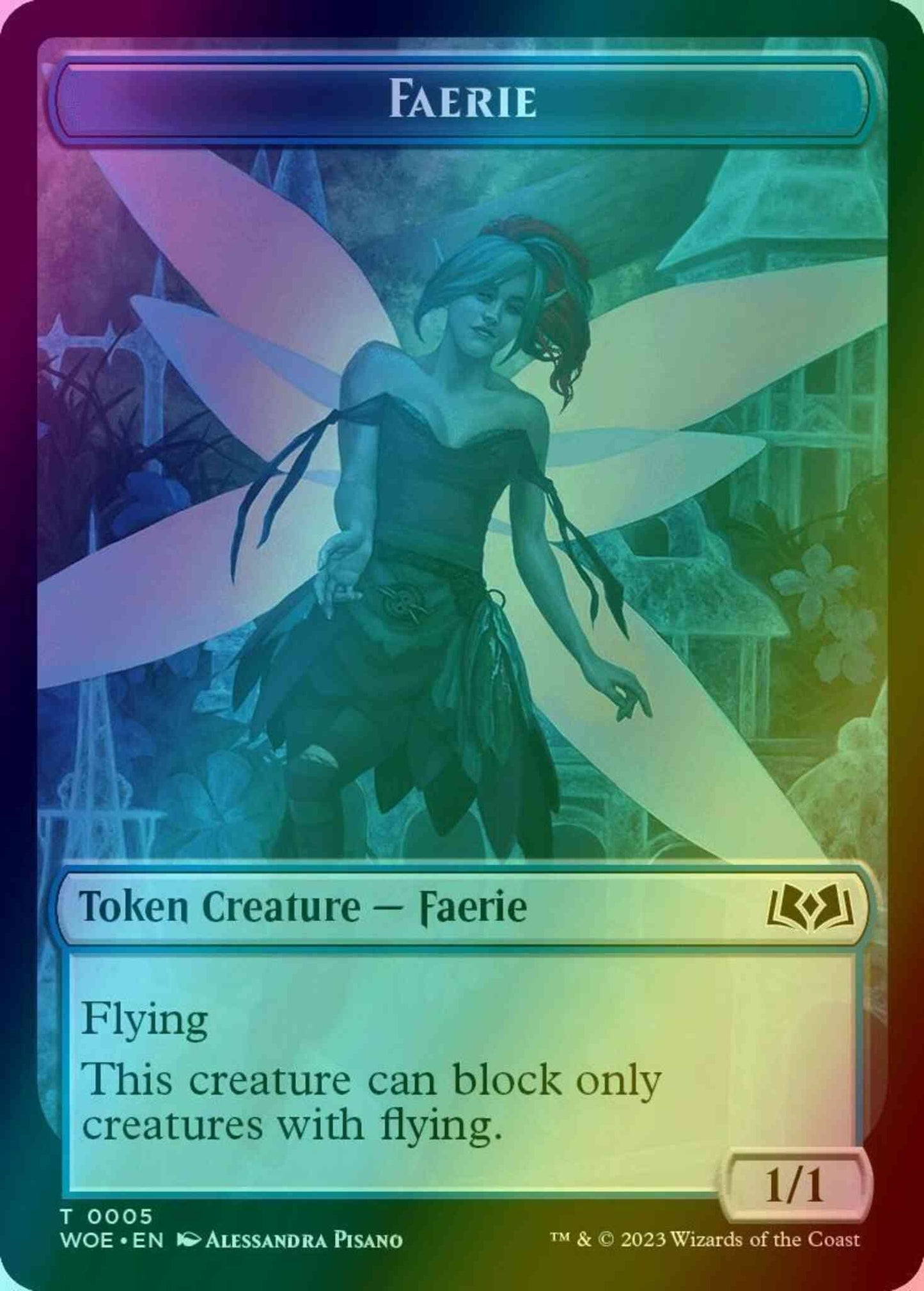 Faerie Token (05) // Food Token (10) [Wilds of Eldraine: Tokens] [Foil]