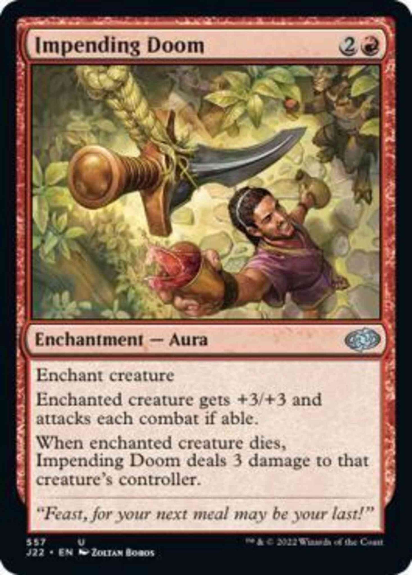 Impending Doom [557] [Jumpstart 2022] [Non-Foil]