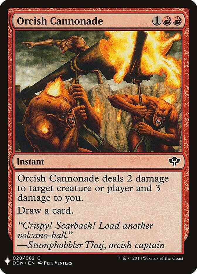 Orcish Cannonade [DDN-28] [The List] [Non-Foil]