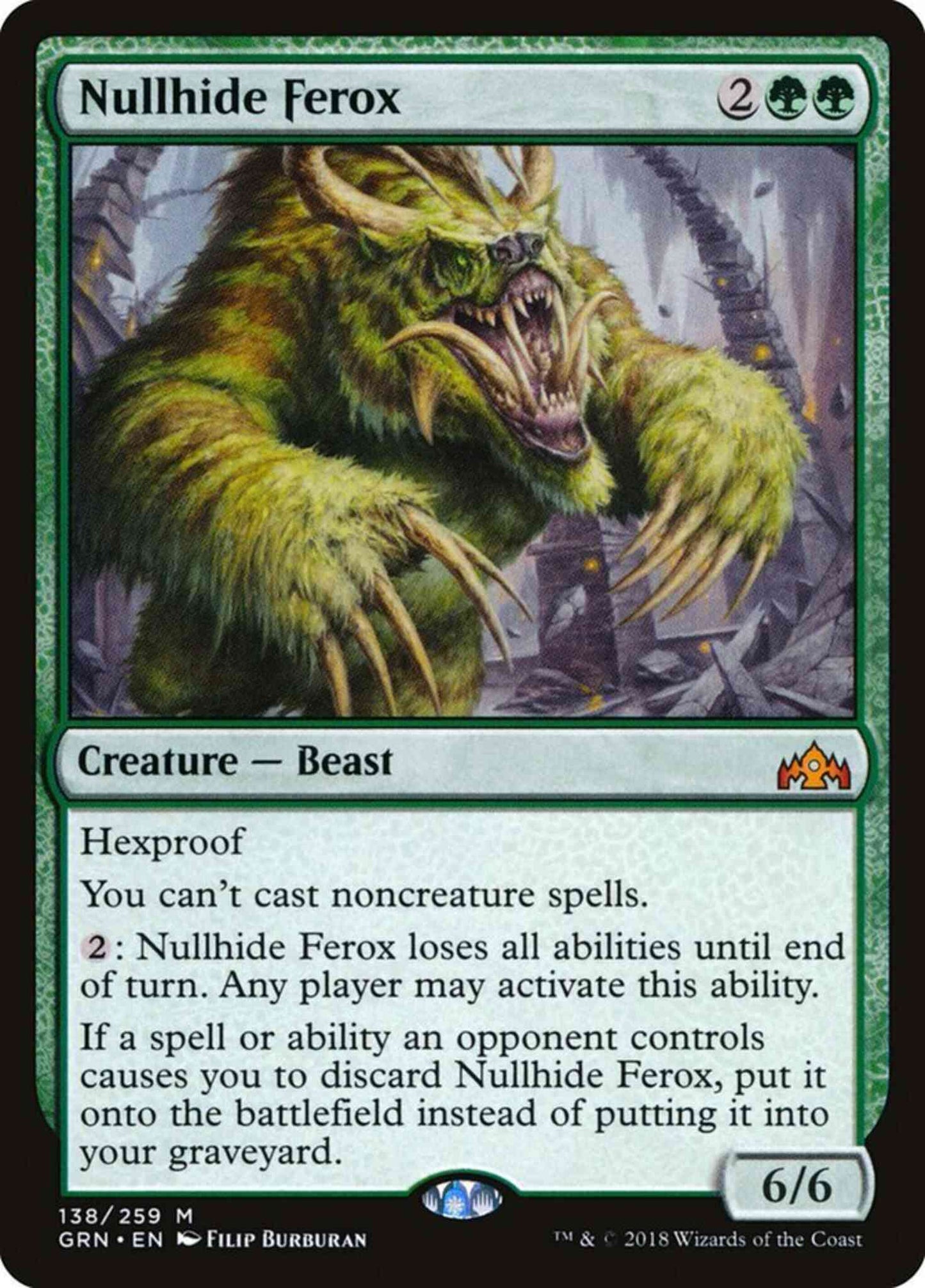 Nullhide Ferox [138] [Guilds of Ravnica] [Non-Foil]