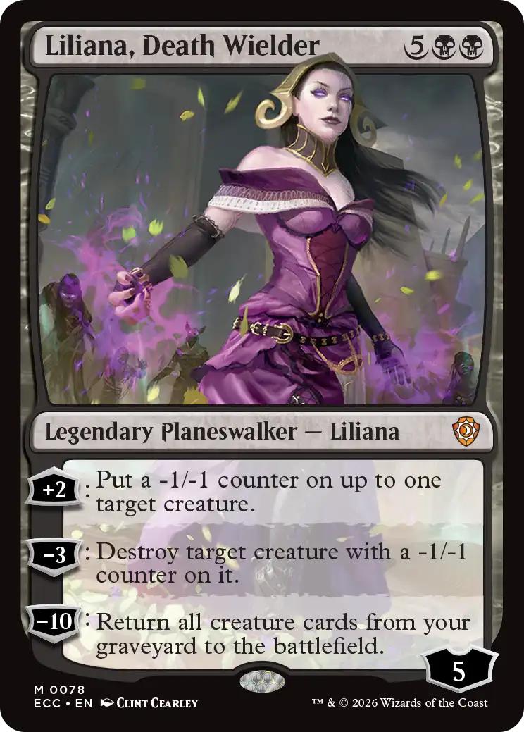 Liliana, Death Wielder [78] [Lorwyn Eclipsed: Commander] [Non-Foil]