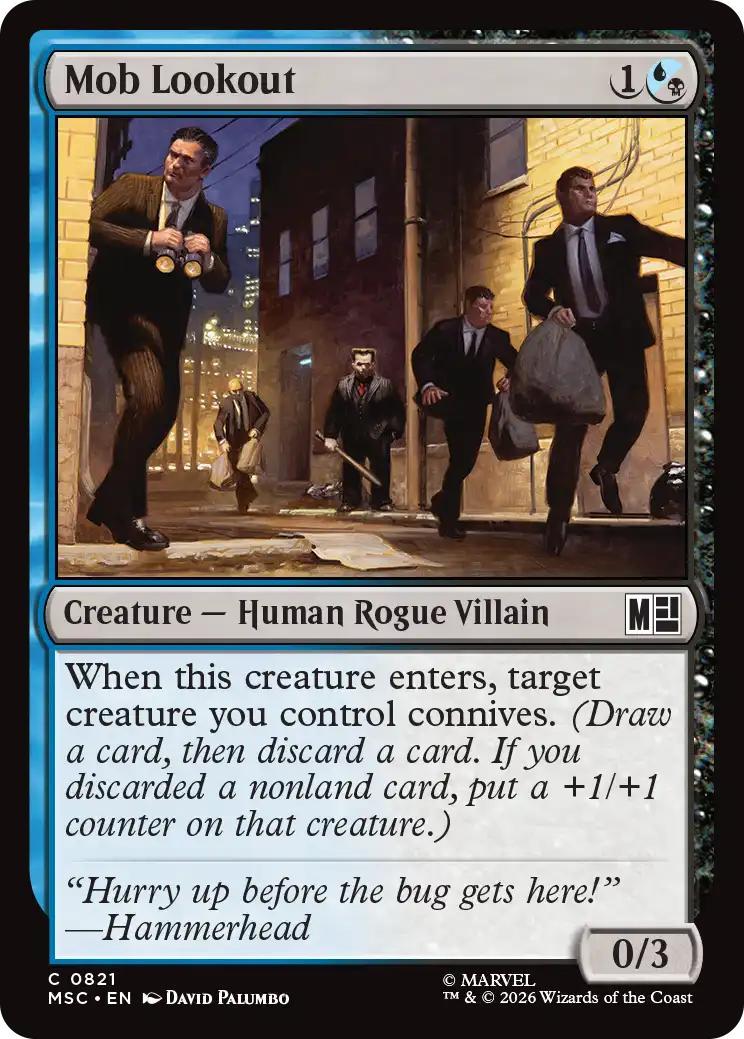 Mob Lookout [821] [Jumpstart] [Marvel Super Heroes: Commander] [Non-Foil]
